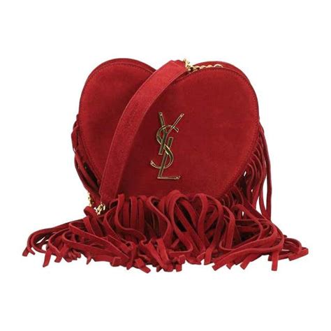 ysl heart bag fringe|Saint Laurent.